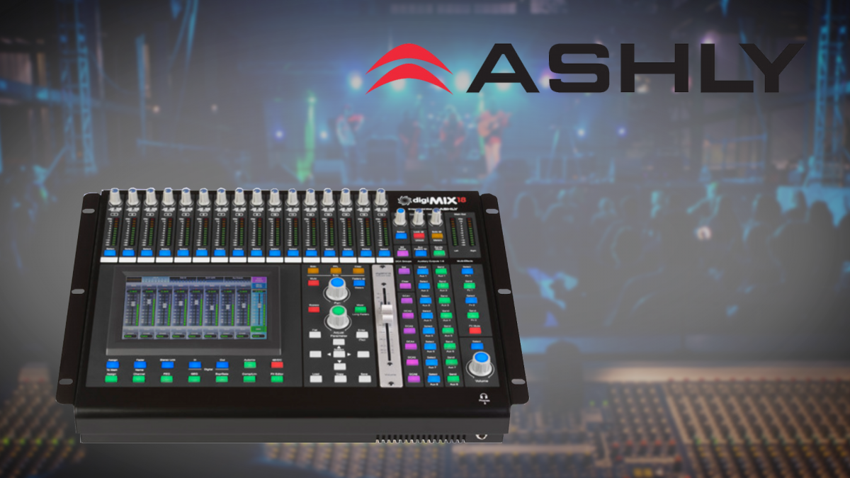 Фото Ashly Digimix 18 - новый компактный цифровой микшерный пульт
