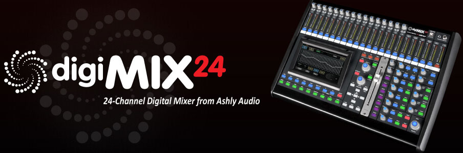 Фото Цифровая микшерная консоль Ashly Digimix24 расширяет возможности с новой версией прошивки