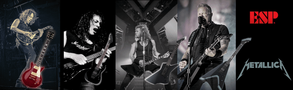 Фото Все гитары Metallica
