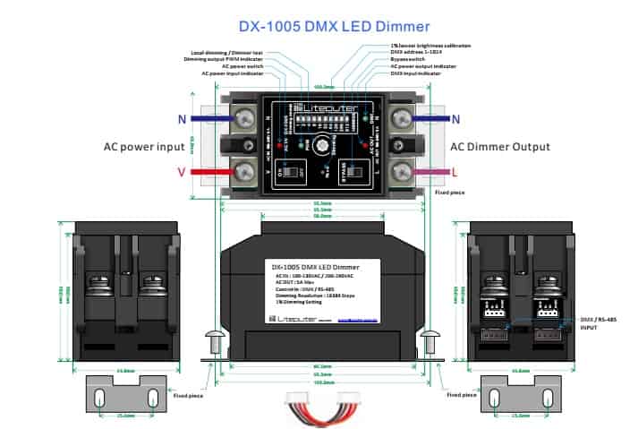 Фото DMX диммер для Led-светильников LitePuter DX-1005