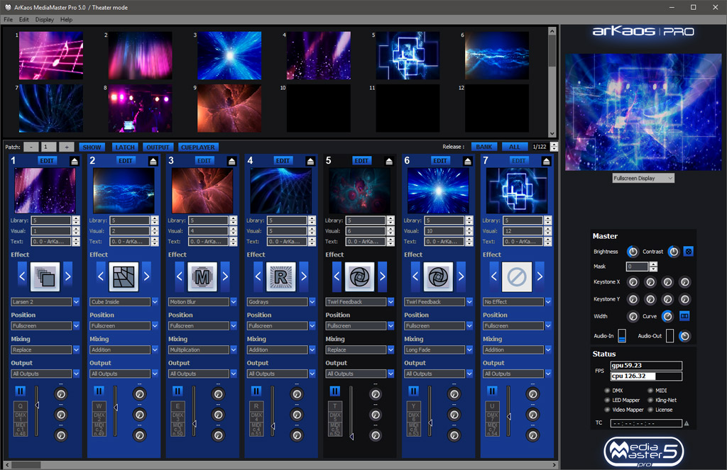 Фото ArKaos выводит новейшую версию MediaMaster PRO 5.0