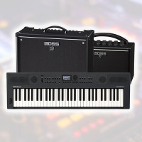 Фото Синтезаторы Roland Go Keys и гитарные усилители Boss Katana