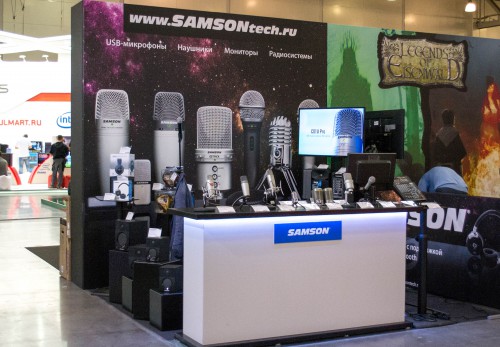 Фото Стенд Samson на выставке ИгроМир 2015